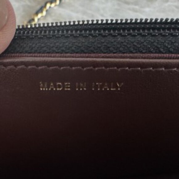 Chanel Lambskin Caviar Black Wallet On Chain Gold Hardware - Picture 15 of 15